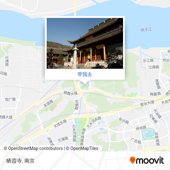 栖霞寺地图