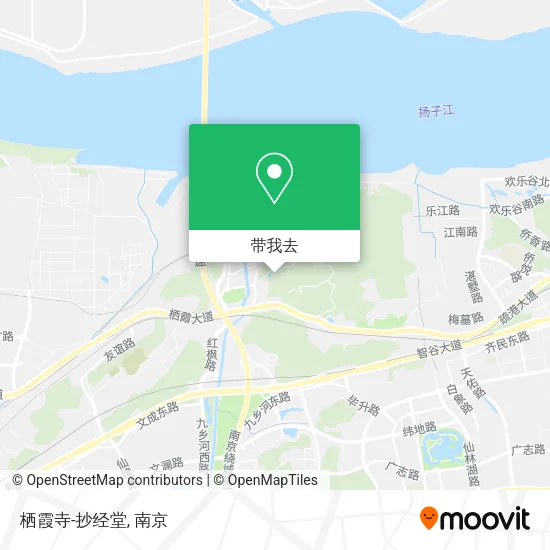 栖霞寺-抄经堂地图