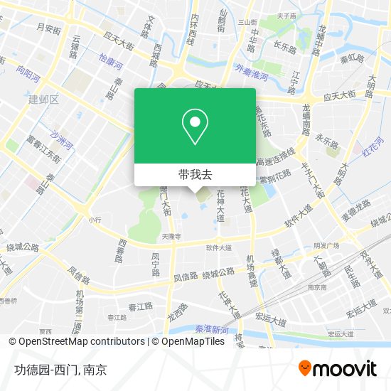 功德园-西门地图