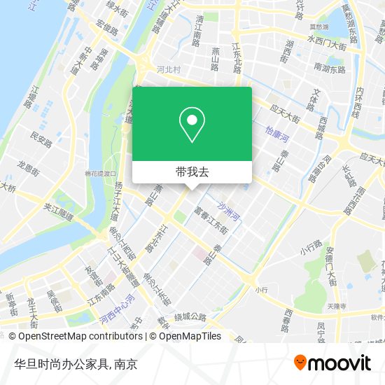 华旦时尚办公家具地图