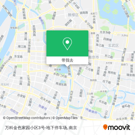 万科金色家园小区3号-地下停车场地图