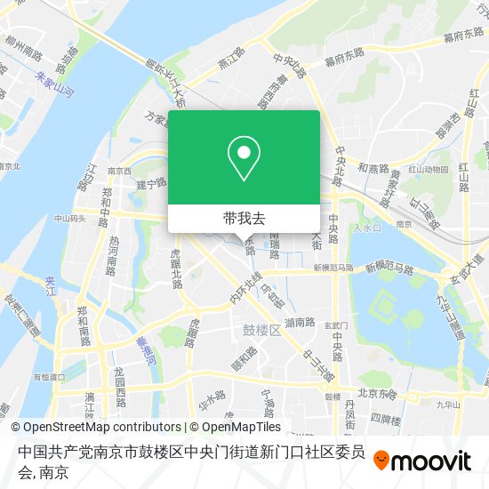 中国共产党南京市鼓楼区中央门街道新门口社区委员会地图