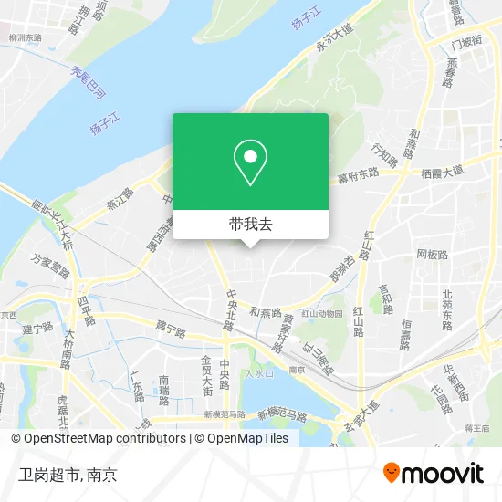 卫岗超市地图