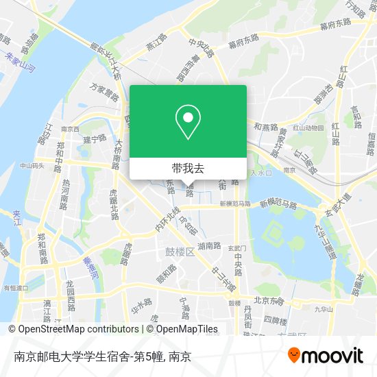 南京邮电大学学生宿舍-第5幢地图
