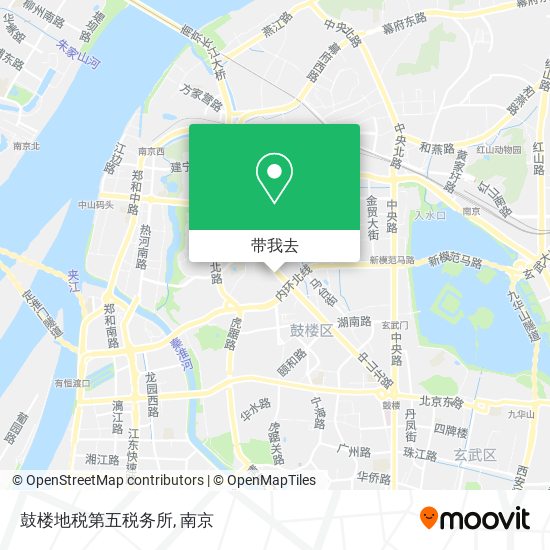 鼓楼地税第五税务所地图