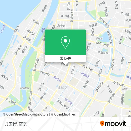 月安街地图