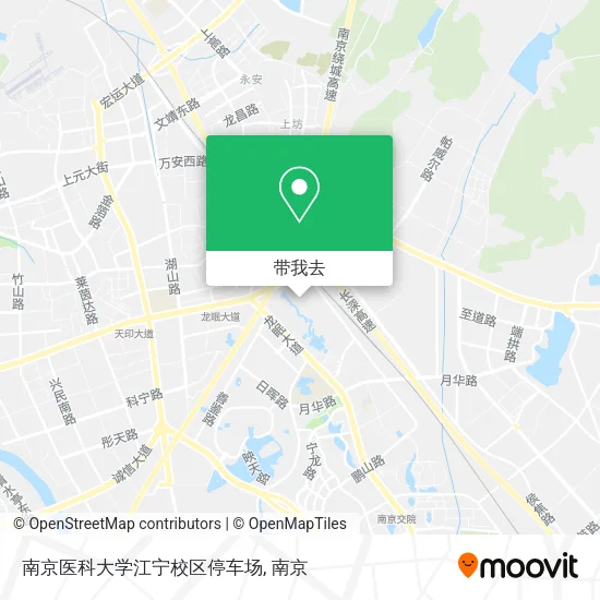 南京医科大学江宁校区停车场地图