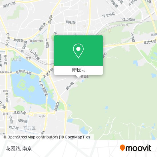 花园路地图