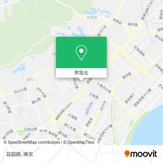 花园路地图