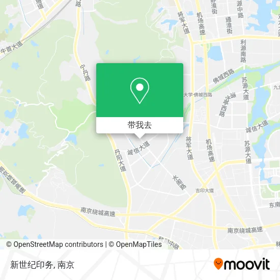 新世纪印务地图