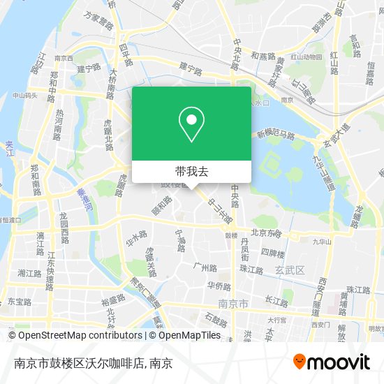 南京市鼓楼区沃尔咖啡店地图