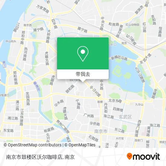 南京市鼓楼区沃尔咖啡店地图