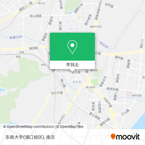 东南大学(浦口校区)地图