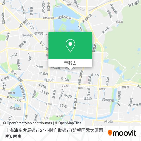 上海浦东发展银行24小时自助银行(雄狮国际大厦西南)地图