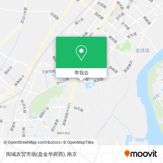 阅城农贸市场(盘金华府西)地图