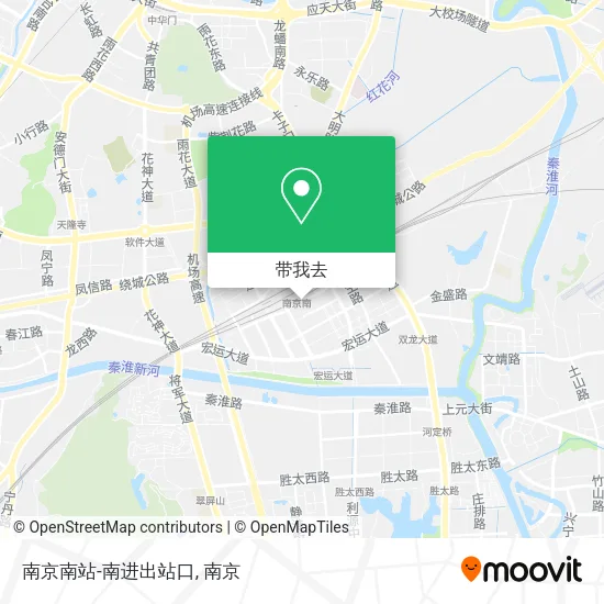 南京南站-南进出站口地图