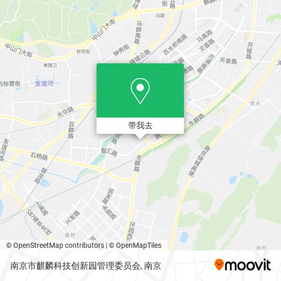 南京市麒麟科技创新园管理委员会地图