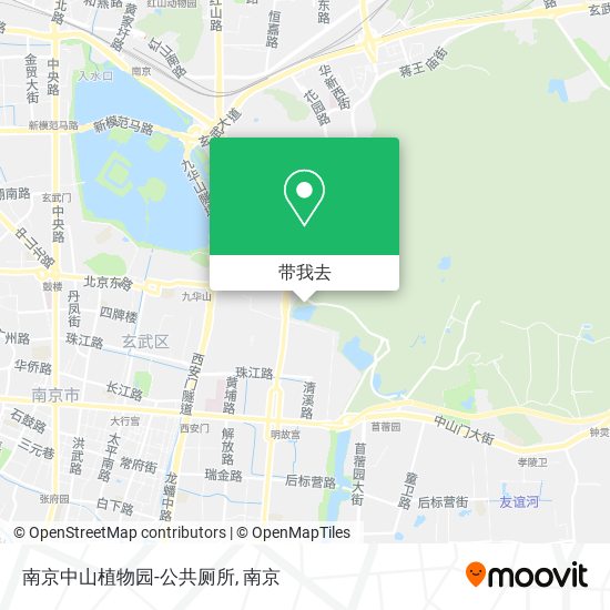 南京中山植物园-公共厕所地图