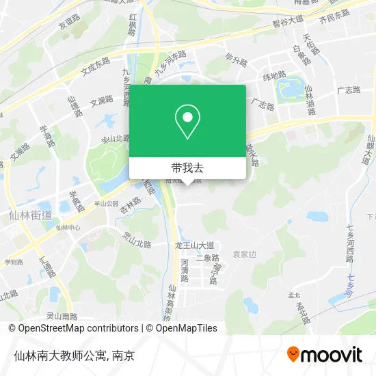 仙林南大教师公寓地图
