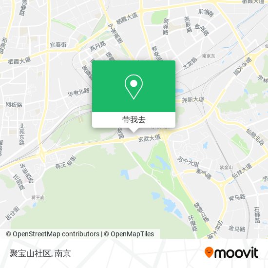 聚宝山社区地图