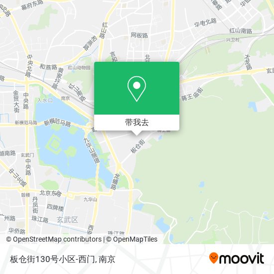 板仓街130号小区-西门地图