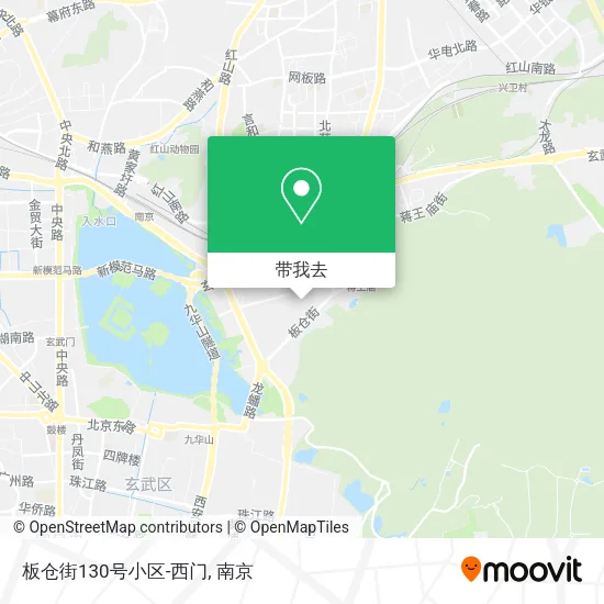 板仓街130号小区-西门地图
