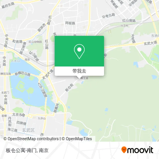 板仓公寓-南门地图