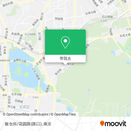板仓街/花园路(路口)地图