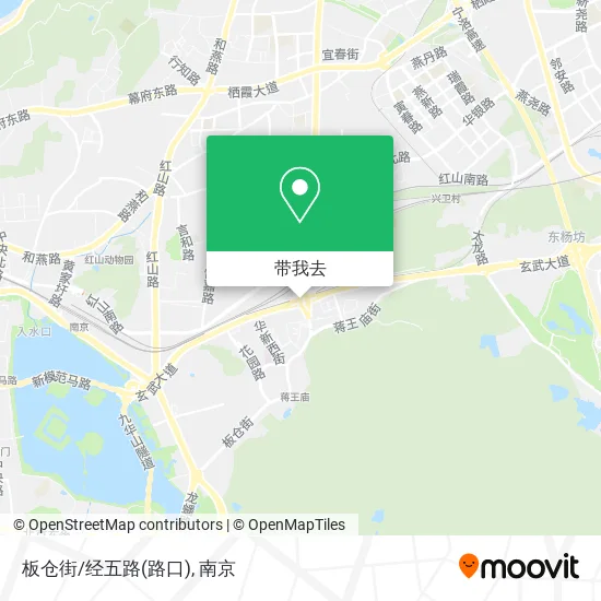 板仓街/经五路(路口)地图
