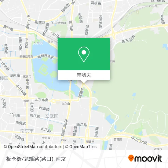 板仓街/龙蟠路(路口)地图
