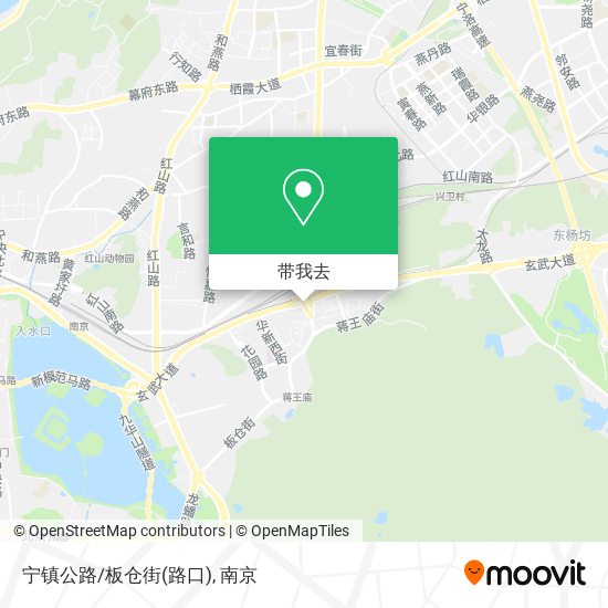 宁镇公路/板仓街(路口)地图