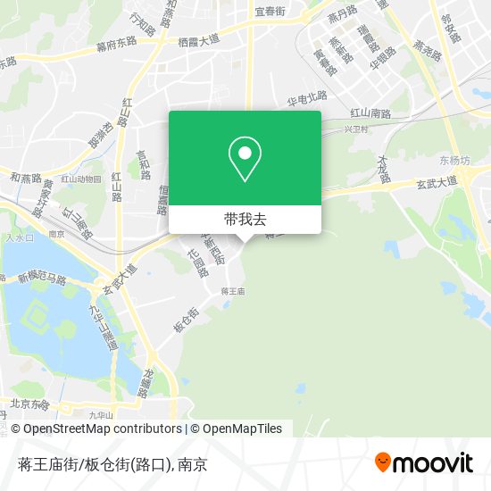 蒋王庙街/板仓街(路口)地图