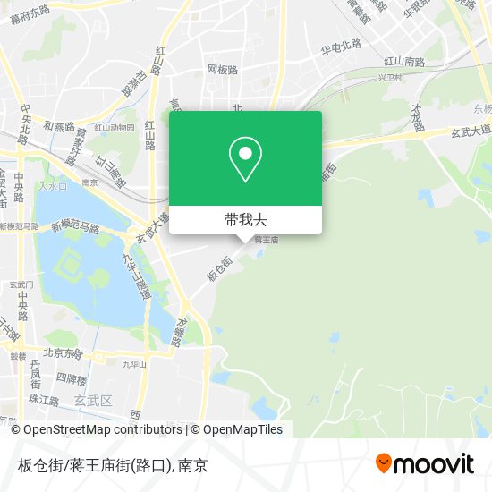 板仓街/蒋王庙街(路口)地图