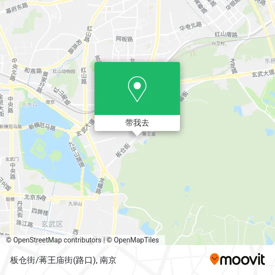 板仓街/蒋王庙街(路口)地图