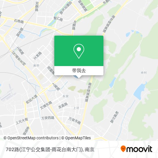 702路(江宁公交集团-雨花台南大门)地图