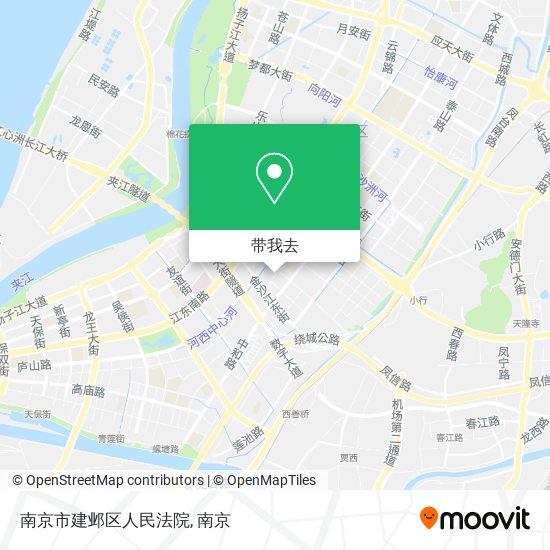 南京市建邺区人民法院地图