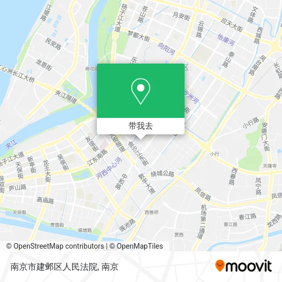 南京市建邺区人民法院地图