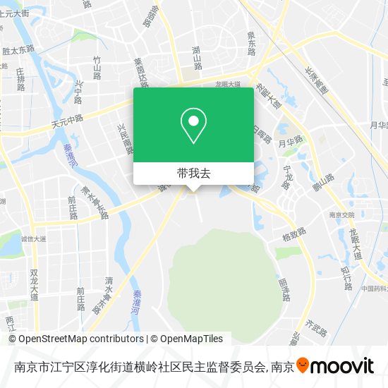 南京市江宁区淳化街道横岭社区民主监督委员会地图