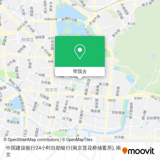 中国建设银行24小时自助银行(南京莲花桥储蓄所)地图