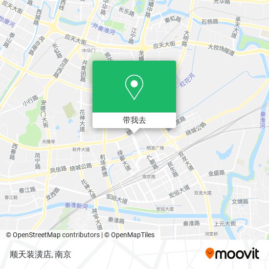 顺天装潢店地图