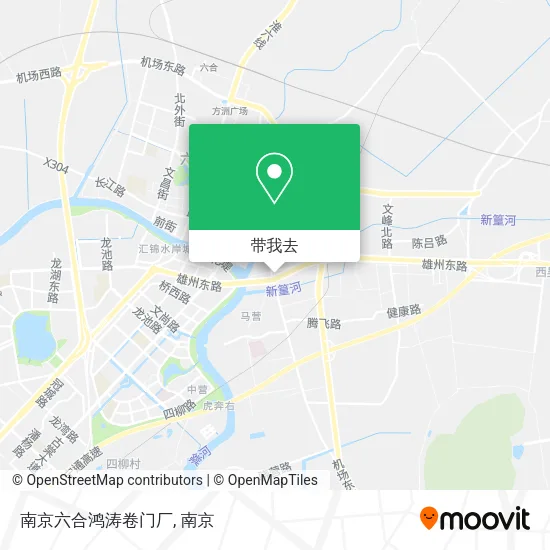 南京六合鸿涛卷门厂地图