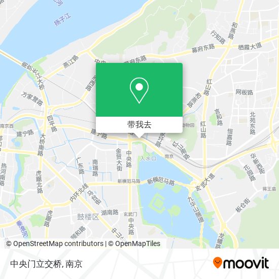 中央门立交桥地图