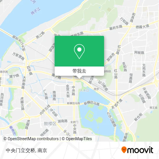 中央门立交桥地图