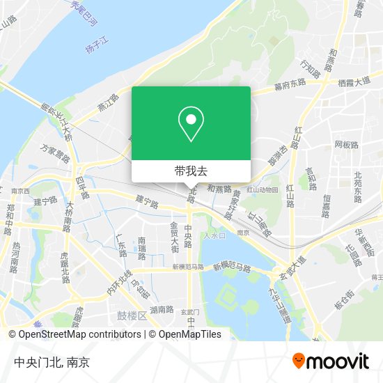 中央门北地图
