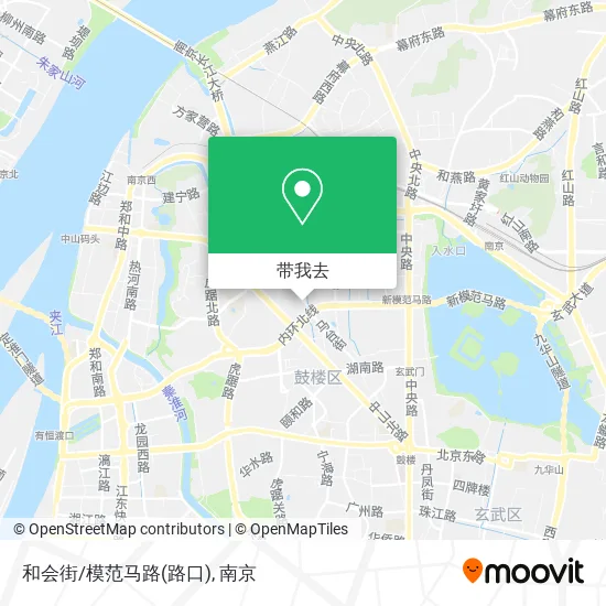 和会街/模范马路(路口)地图