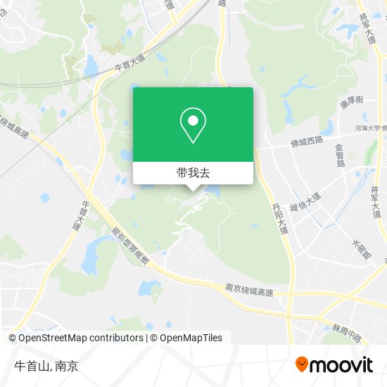 牛首山地图