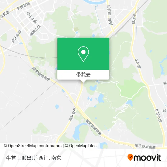 牛首山派出所-西门地图