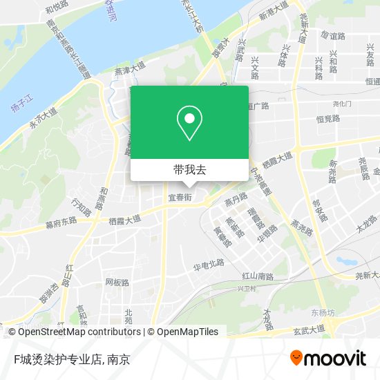 F城烫染护专业店地图