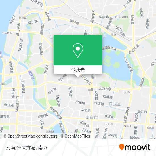 云南路·大方巷地图