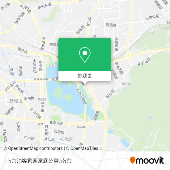 南京泊客家园家庭公寓地图